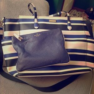 Kate Spade diaper bag and extra pouch